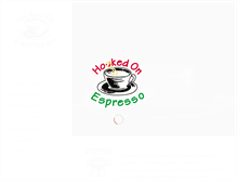 Tablet Screenshot of hookedonespresso.com